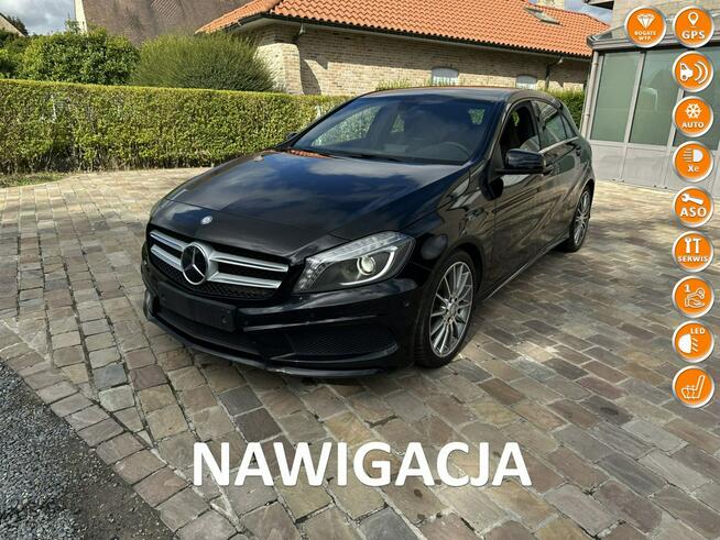 Mercedes-Benz A200 156km benzyna ASIST bi-xenon NAVI skóra SERWIS 2015