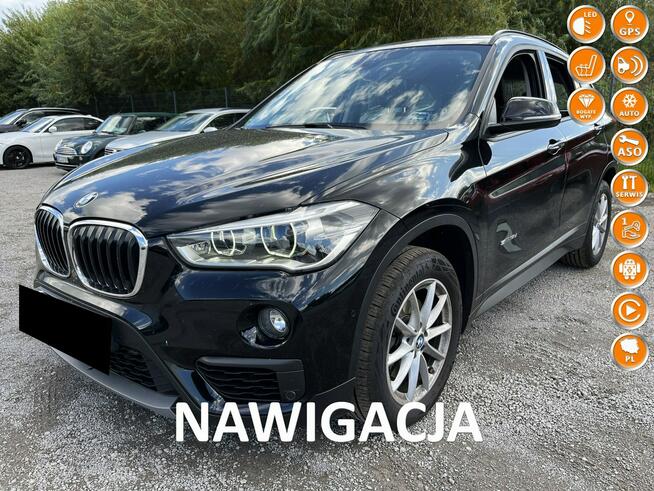 BMW X1 2.0D 150km FULL LED czujniki NAVI bezwypadek SERWIS 2017