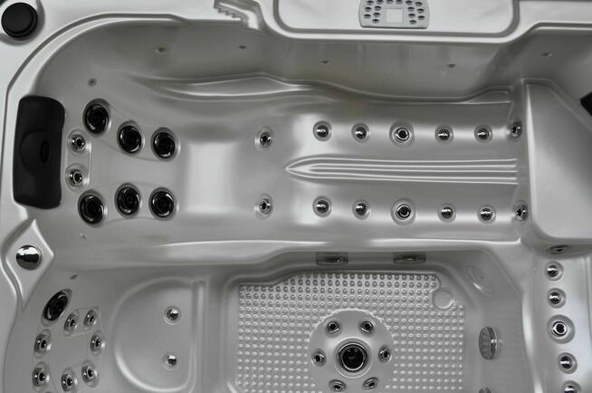 Jacuzi ogrodowe SPA Balboa 250×230×95 cm Akryl. Pokrywa schody