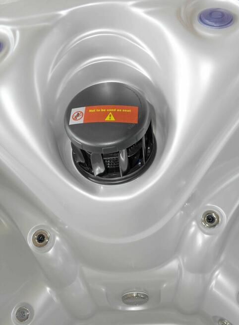 Jacuzi ogrodowe Balboa 224×224×90 cm Akryl. Pokrywa schody