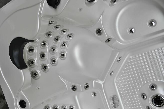 Jacuzi ogrodowe SPA Balboa 250×230×95 cm Akryl. Pokrywa schody