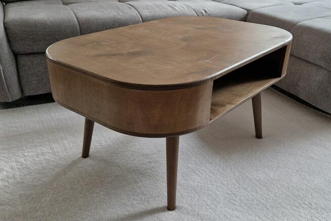 Nowy owalny stolik kawowy ława vintage retro, różne kolory