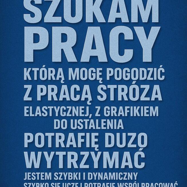 Szukam pracy dodatkowej.