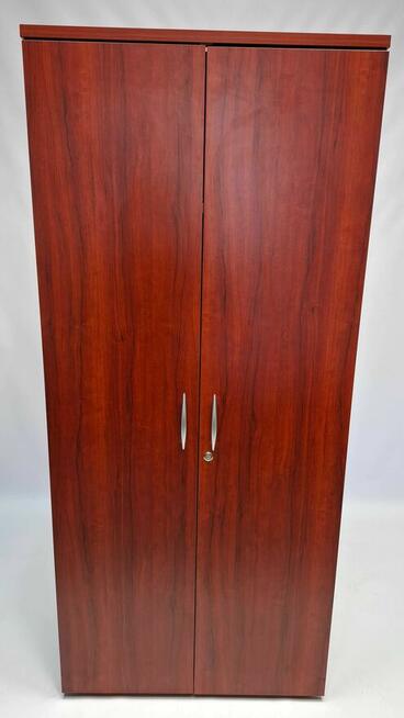 Szafa biurowa , aktowa wysoka 5oh wiśnia