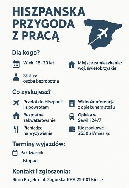 Chcesz wyjechać? Zarób i zwiedzaj! Hiszpania czeka!