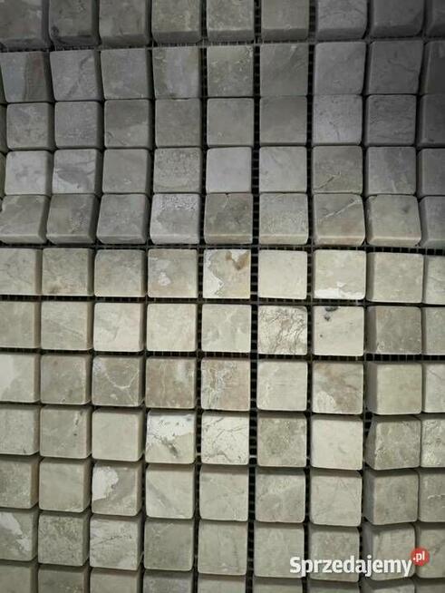 Mozaika marmurowa Queen Beige bębnowany 30,5x30,5x1 cm