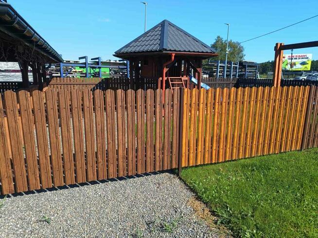 Sztachety metalowe - Drewnopodobne - 1.50m - 7,50/mb