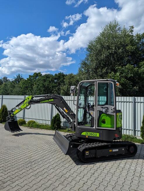 Zoomlion ZE36GU – Minikoparka z KUBOTA Gwarancja 3l, raty
