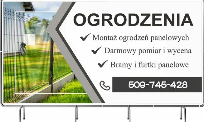 Montaż ogrodzeń panelowych drewnianych i siatkowych