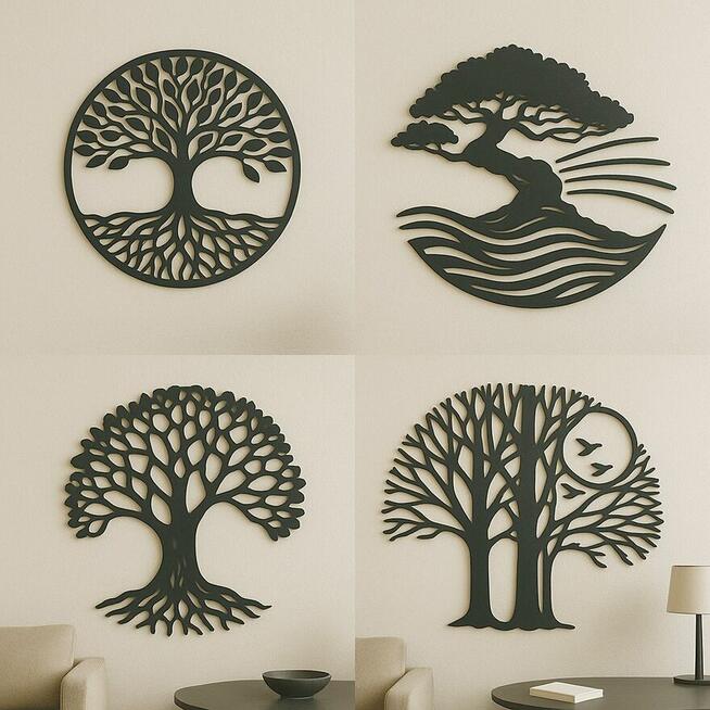 Dekoracje na ścianę panele naścienne grafiki pejzaże