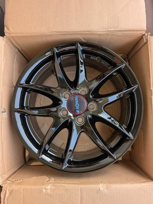2x nowe felgi Ronal R46 Jetblack 15", 6,5J, 5x100