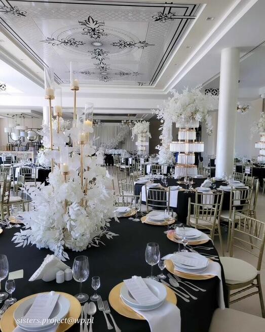 Dekoracje ślubno weselne