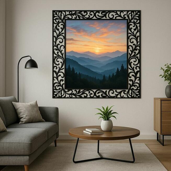 Rama do obrazu plakatu nowoczesne malarstwo wzory