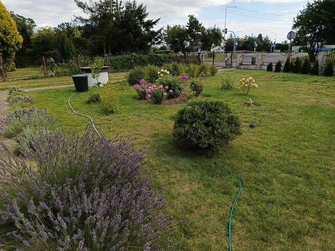 Dom, budynek gospodarczy i dwa garaże