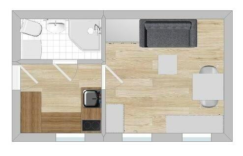 Do wynajęcia jasna kawalerka, Staszica 1