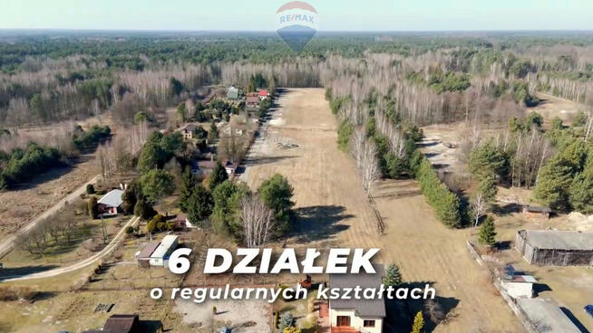 W połowie ogrodzona działka