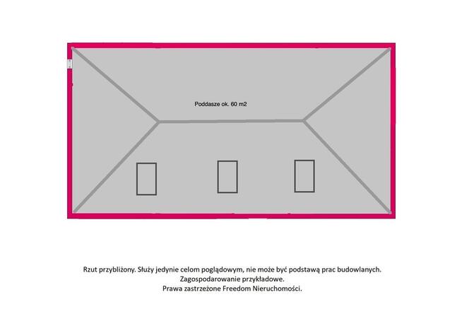 Nowy, parterowy dom + poddasze-na działce 1000 m2