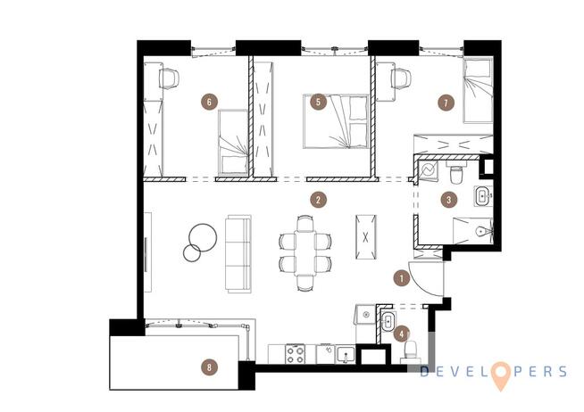 Nowe rodzinne M4 I Hala garażowa I 3 stawy