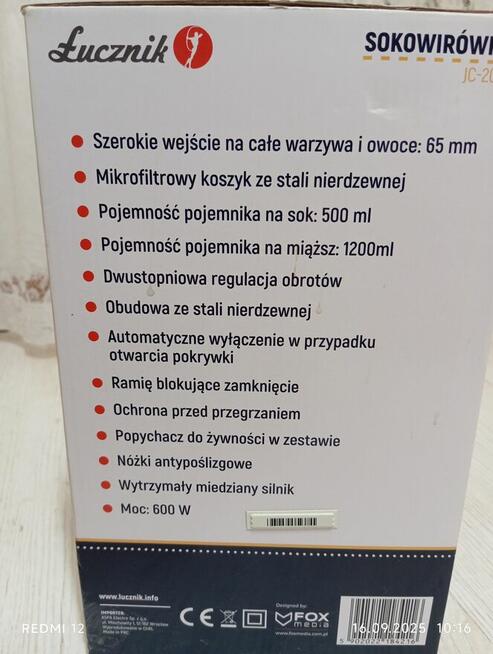 Sokowirówka JC2019 Łucznik