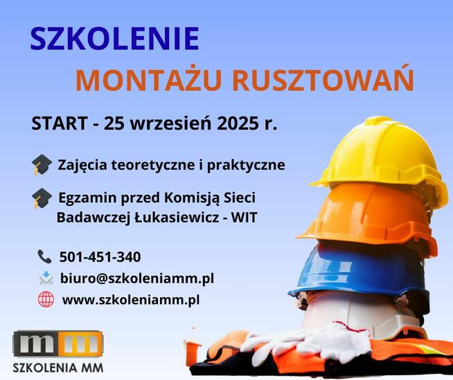 Kurs montera RUSZTOWAŃ