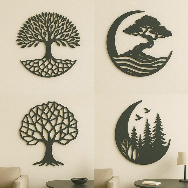 Dekoracje na ścianę panele naścienne grafiki pejzaże