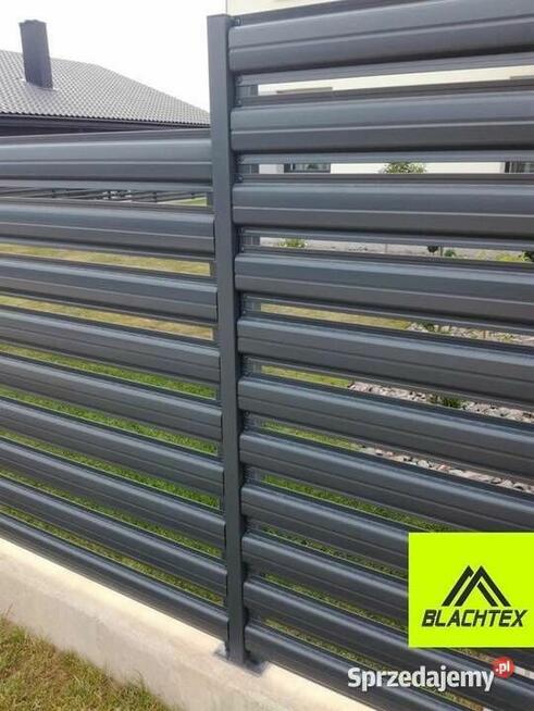 Sztachety metalowe poziome, 7,50zł/mb - TANIO