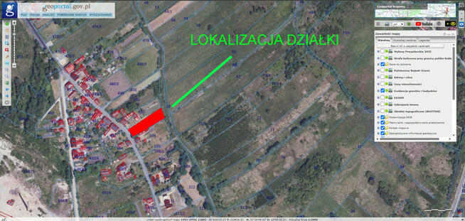 Działka R-B(rolna kl.V) z możliw.zabudowy jednorodzinnej