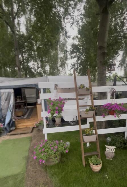 Parcela z przyczepą nad Zalewem Mietkowskim