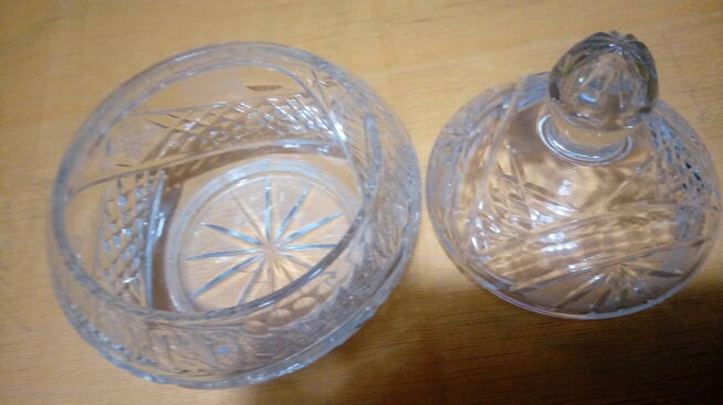 Cukiernica kryształowa o śr.11 cm