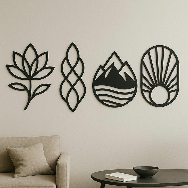 Dekoracje na ścianę panele naścienne grafiki pejzaże