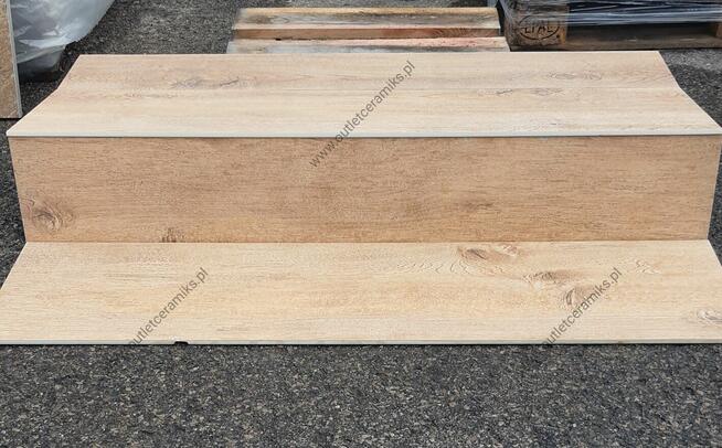 Płytki na schody 120x30 gres drewnopodobny Sentimental