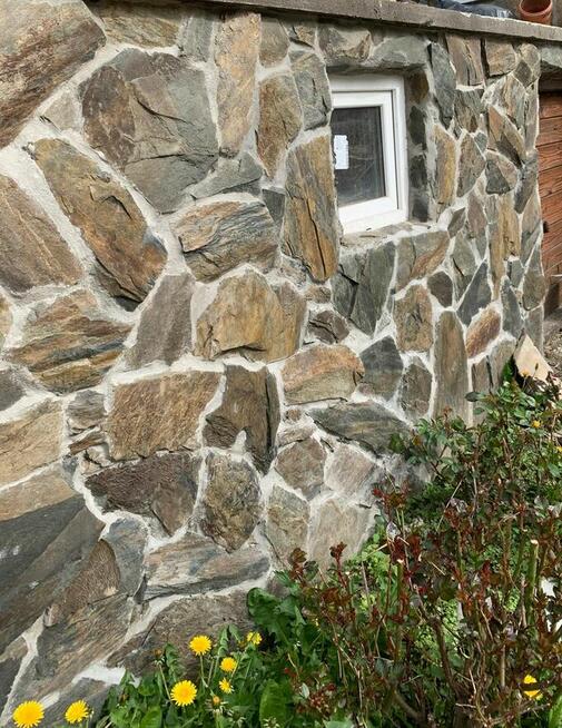 Kamień, łupek elewacyjny do 4 cm, elewacje, podmurówki