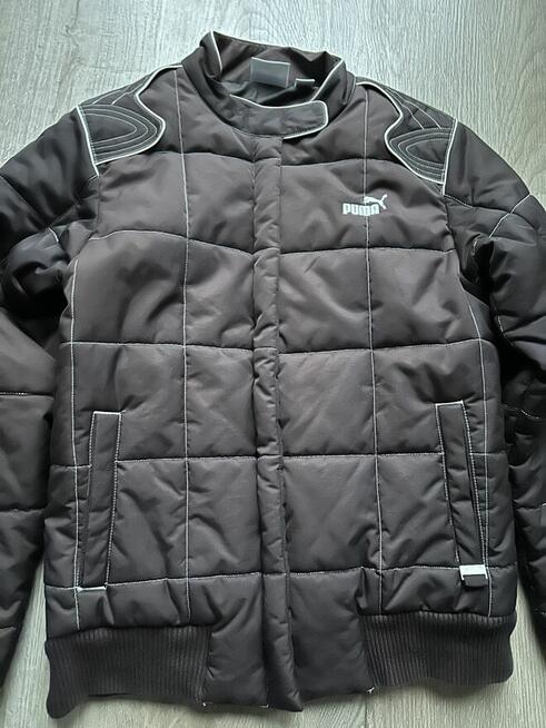 Puma Motorsport Racing Jacket brązowa M kurtka pikowana retr