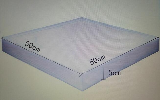 Siedzisko poduszka materac gąbka pianka 50x50x5 Quick Dry Fo