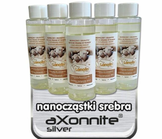 Płyn do prania wełny merino z lanoliną i nanosrebrem 100ml