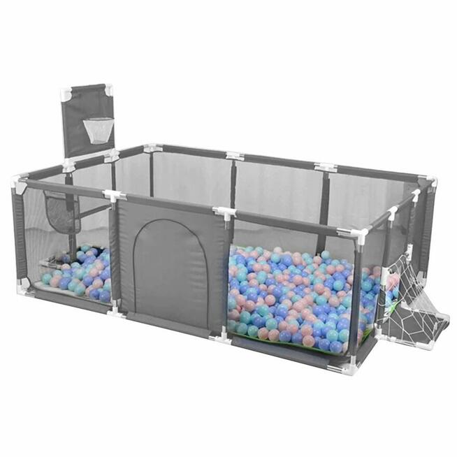 Kojec Dziecięcy Plac Zabaw Suchy Basen dla Dzieci 235x129cm