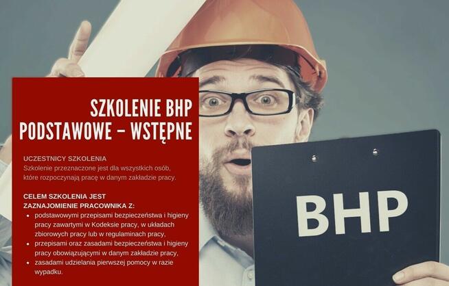 Szkolenia online (i nie tylko) BHP i PPOŻ - Cała Polska!