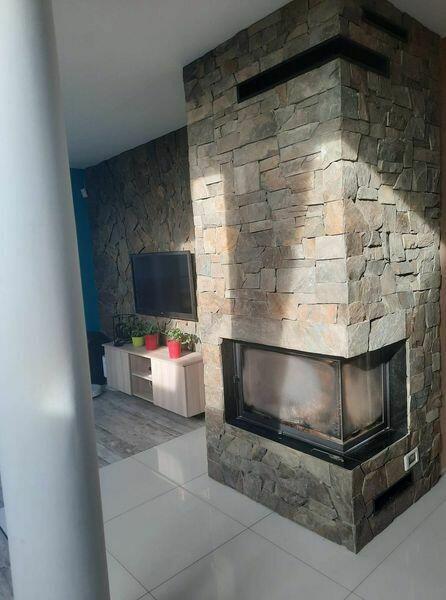 Elewacja naturalna, kamień elewacyjny, łupek szarogłazowy