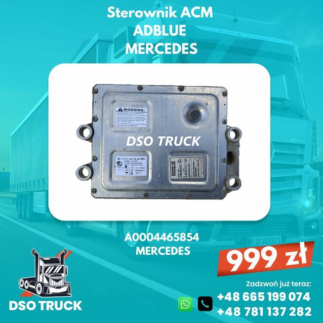 Sterownik ACM adblue A0004465854 A0004463954 Mercedes