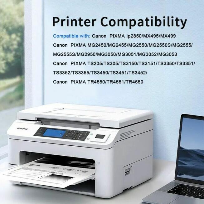 Tusze do Canon PG 545 +546XL (Nowy Zestaw Z Nowym Chipem)