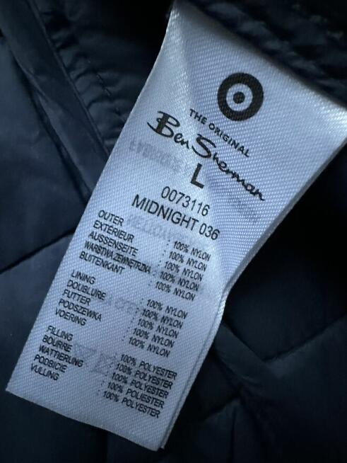 Kurtka Ben Sherman rozmiar L size L granatowy midnight casua