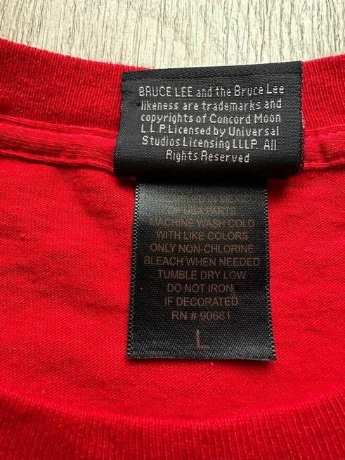 Koszulka Bruce Lee – Edycja Oficjalna rozmiar L