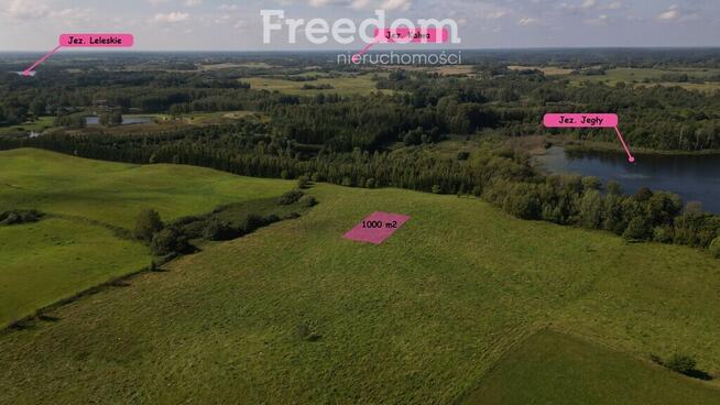 Działki na Mazurach – Elganowo, gm. Pasym, 10 ar