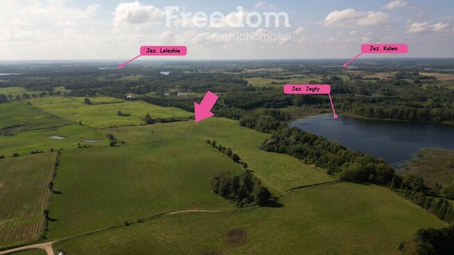 Działki na Mazurach – Elganowo, gm. Pasym, 10 ar