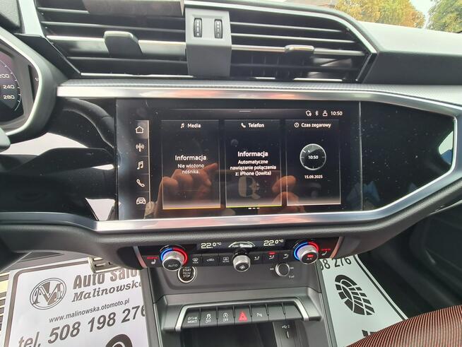 Audi Q3 Sportback Salon PL I-Wł. Navi Kamera Grzane Fotele Full Led El.Klapa 2xPDC Alu