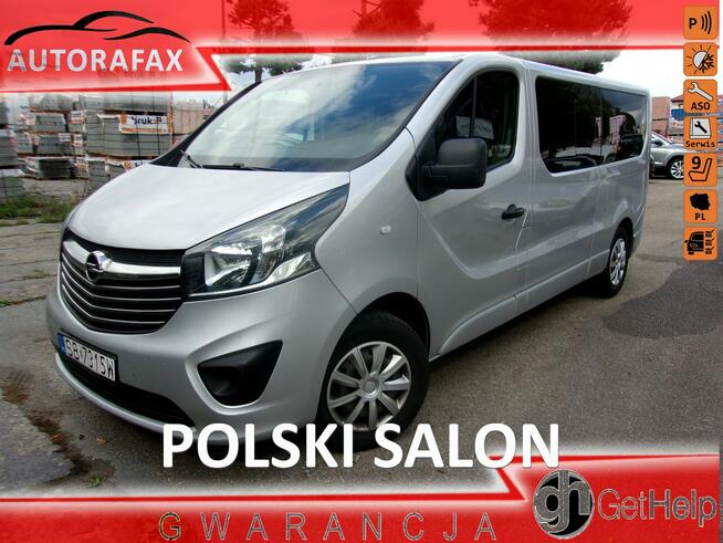 Opel Vivaro Long 1.6 CDTI 125 KM Klimatyzacja 9 Osób Alu  Salon PL Kredyt