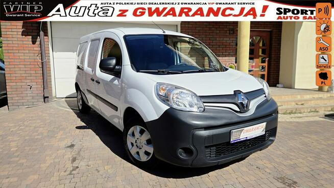 Renault Kangoo MAXI L2 ,PACK CLIM,110 KM, 3osob,Salon PL ,I WŁ, F.vat23%,35350 netto