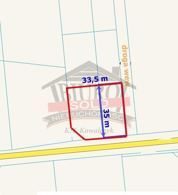 Zawada k.Opola, działka o powierzchni 11 arów