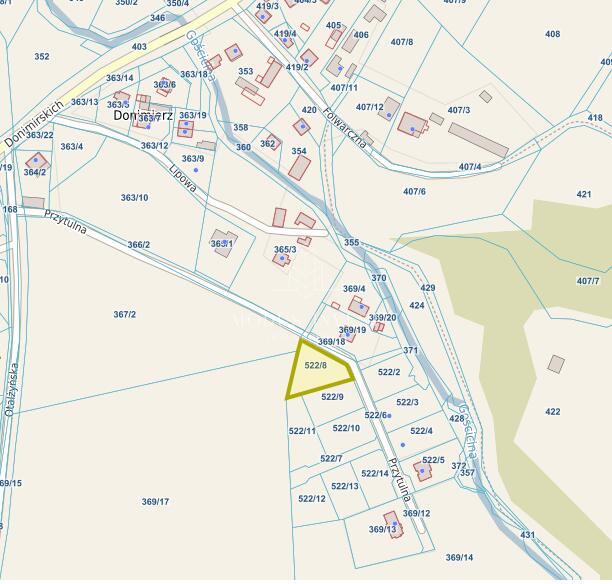 Działka 1 256m² w Gminie Szemud_Donimierz_pełne media w drodze