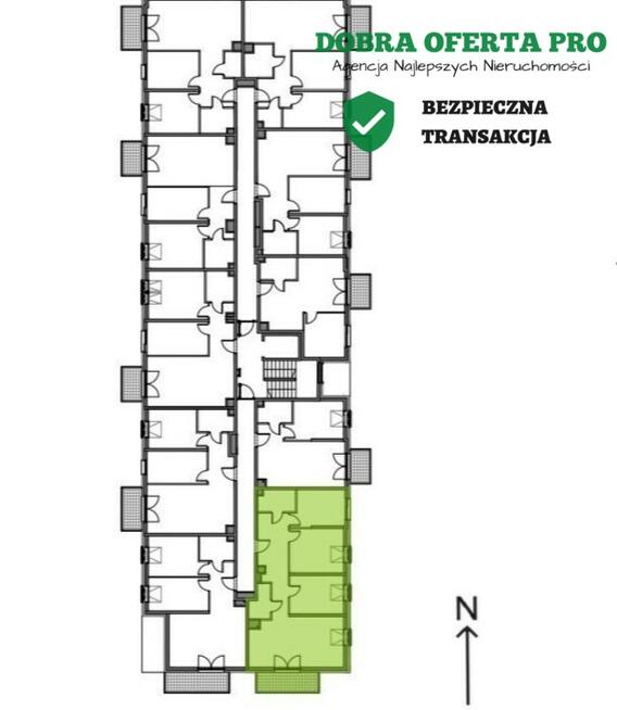 4-pokojowe mieszkanie na ostatnim piętrze
